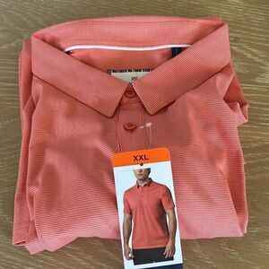 Modern Ambition Men's Polo Shirt, Orange, Size XXL,NWT